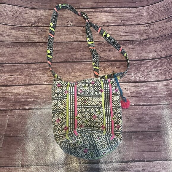 Mossimo Supply Company Abstract Colorful Bag Shoulder Mini Tote - Picture 1 of 5